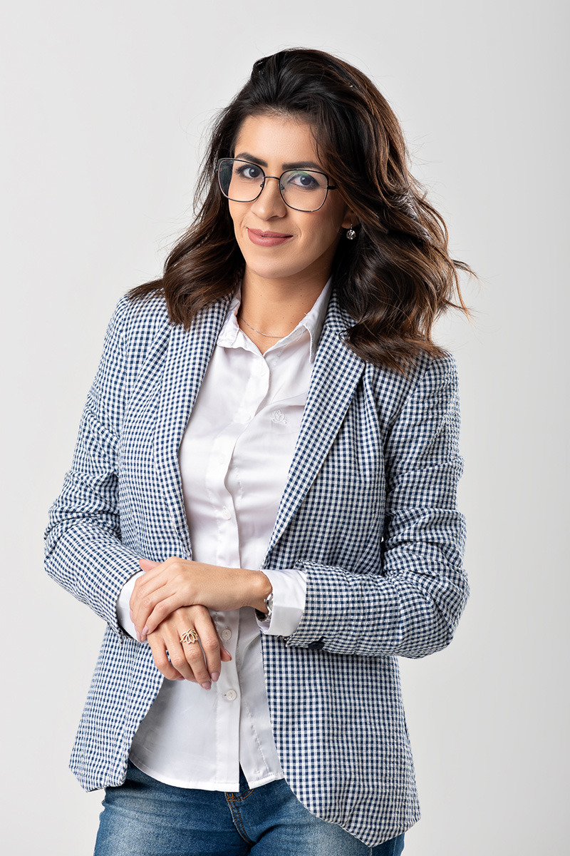 Retrato Corporativo Empresarial perfil profissional Médica Psicologa Gabriela Fernandes