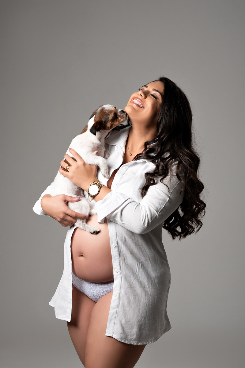 Ensaio ou Book de Gestante no Estúdio Abrassear Por Gresley Guimarães em Contagem ou BH Belo Horizonte