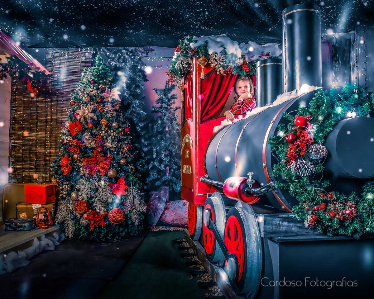 Ensaio de Natal com Papai Noel em Blumenau
