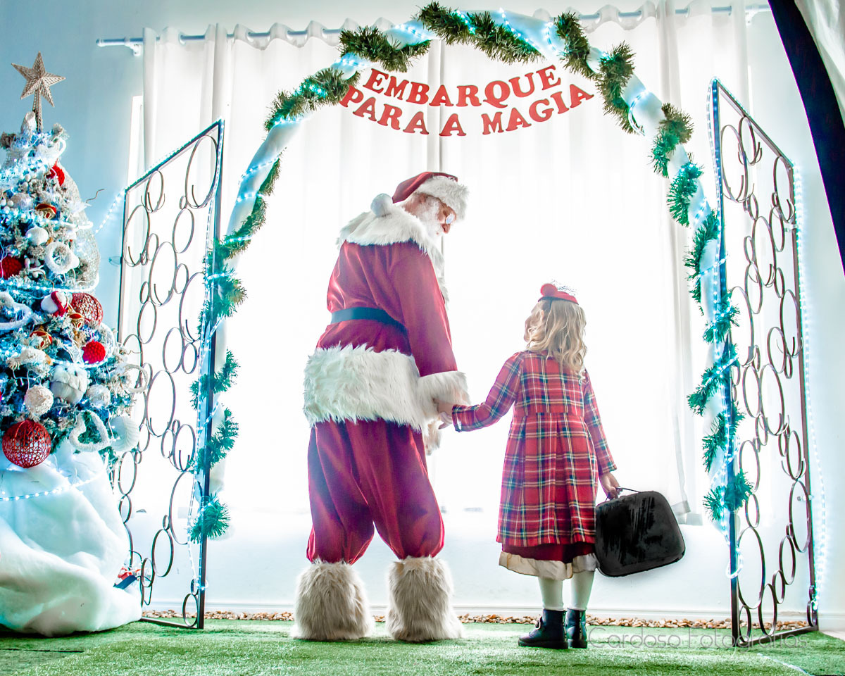 Ensaio de Natal com Papai Noel em Pomerode