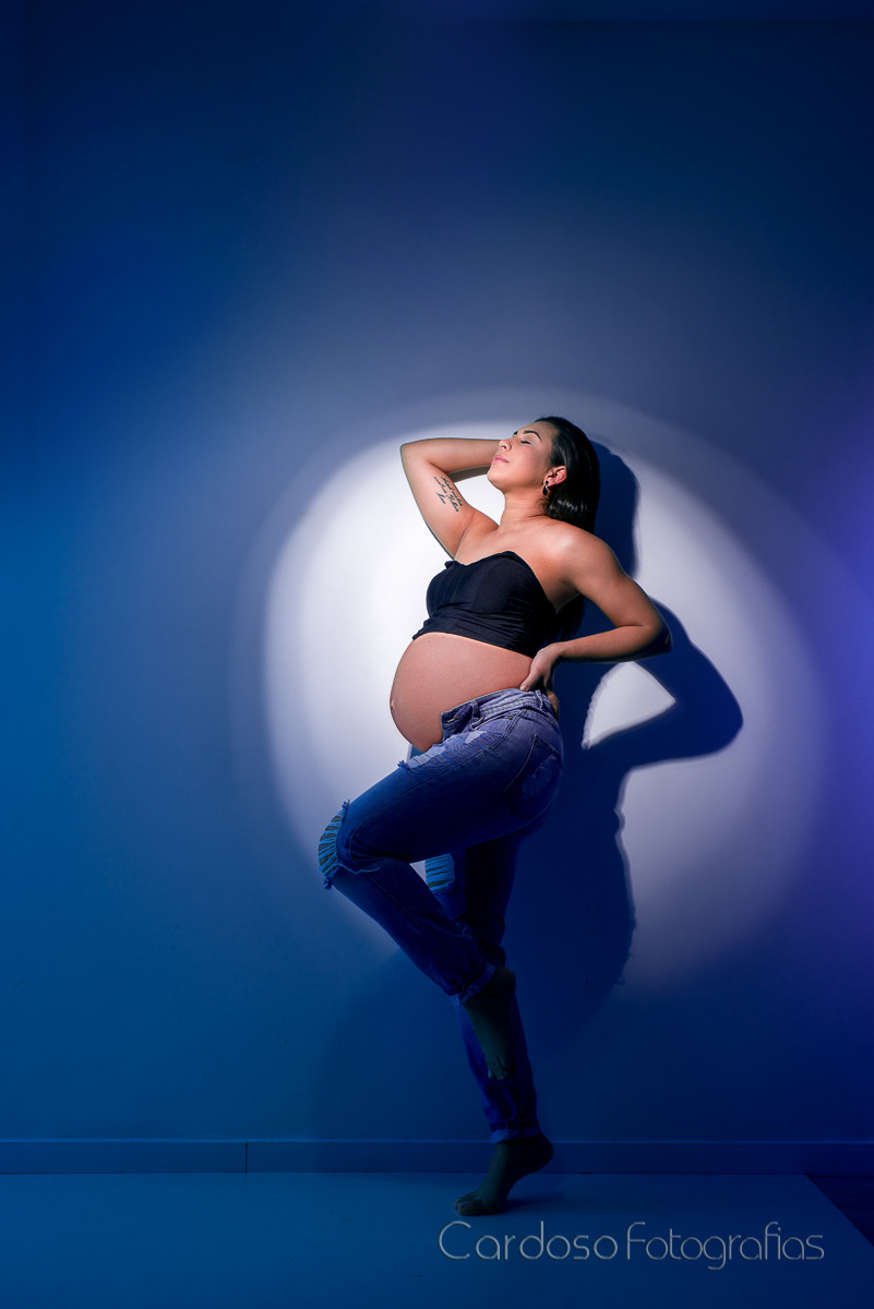 ensaio gestante estúdio blumenau