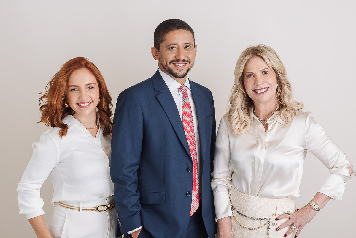 Retrato de equipe de advogados