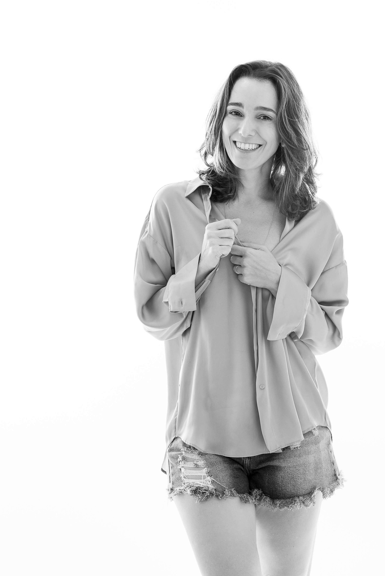 Retrato íntimo feito por Dani Justus para projeto de reconexão com o corpo feminino