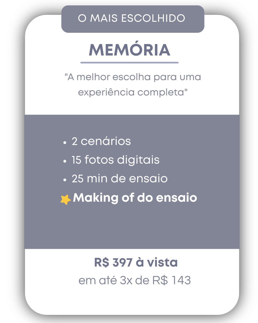 Pacote Memoria
