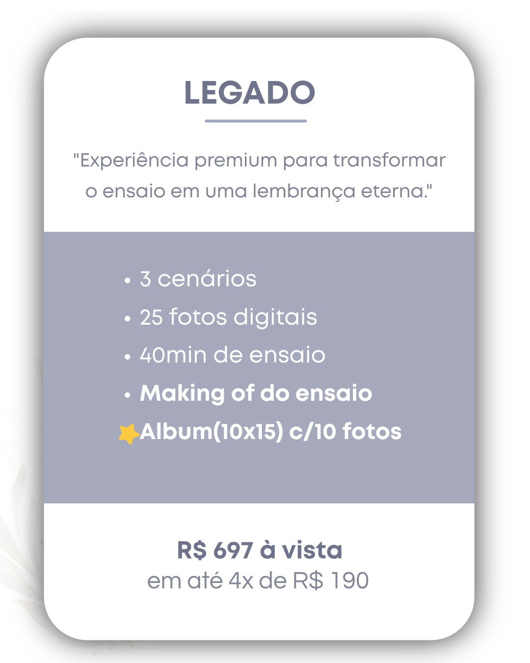 Pacote Legado