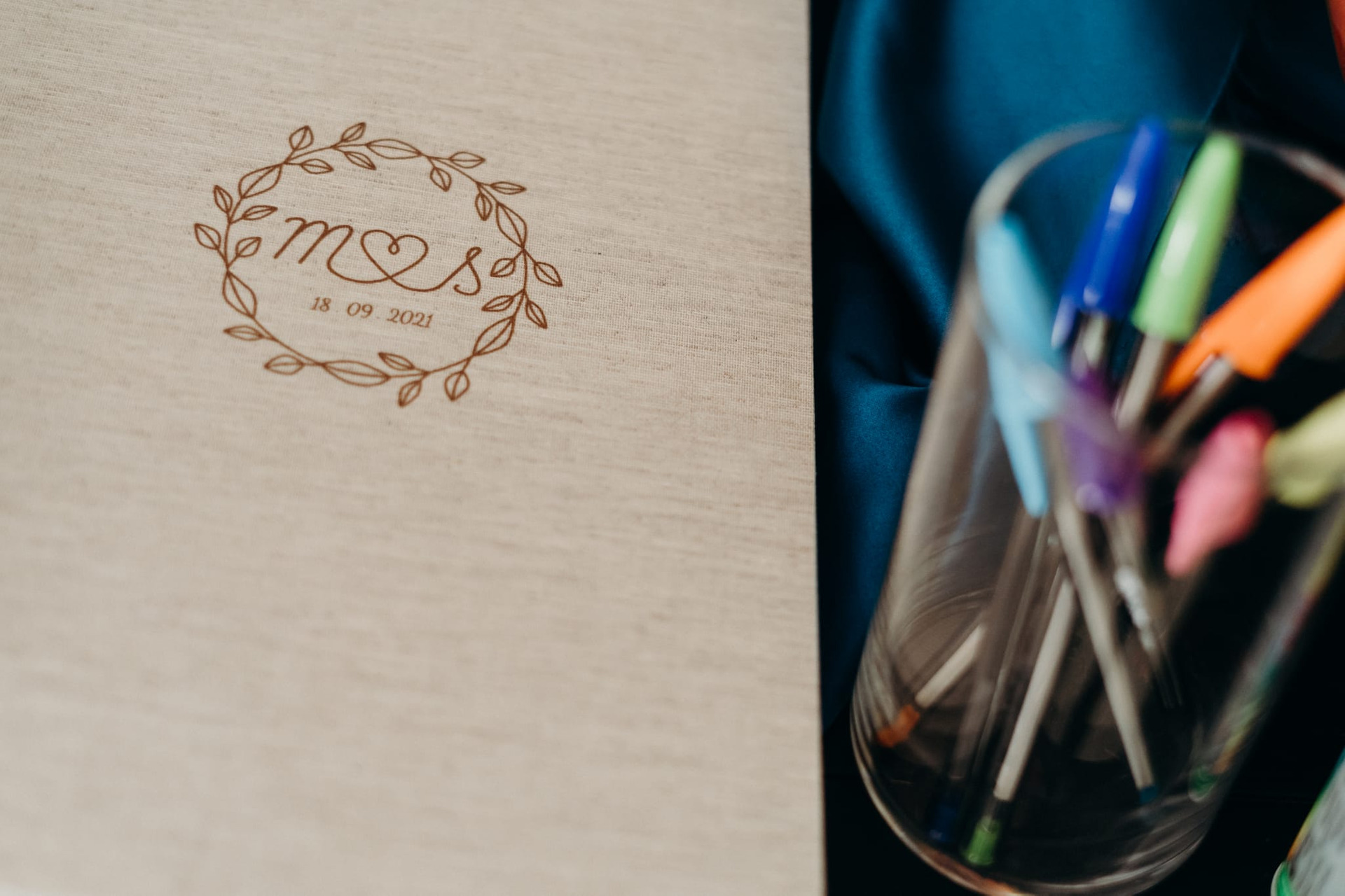 livro de honra de casamento personalizado
