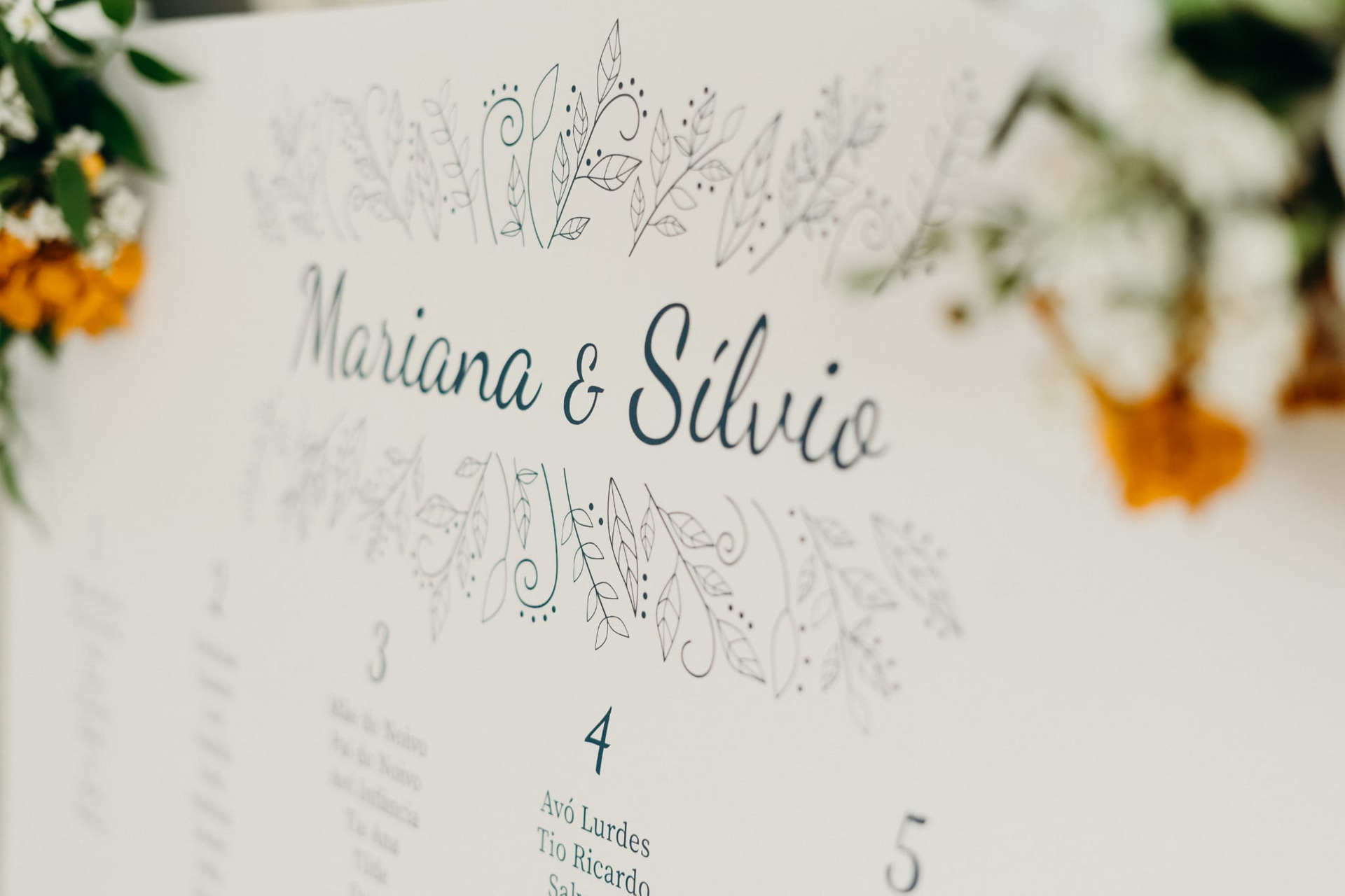 seating plan de casamento