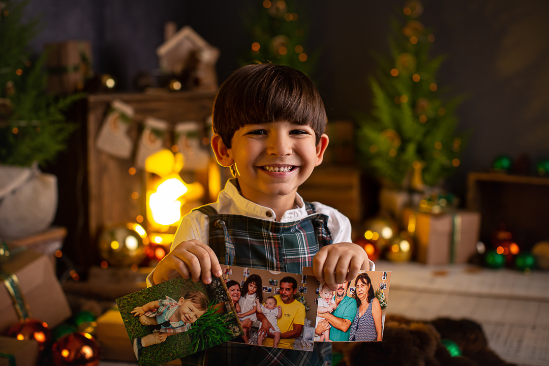 ensaio de natal infantil