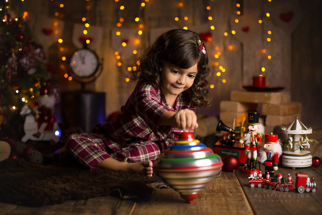 ensaio de natal infantil