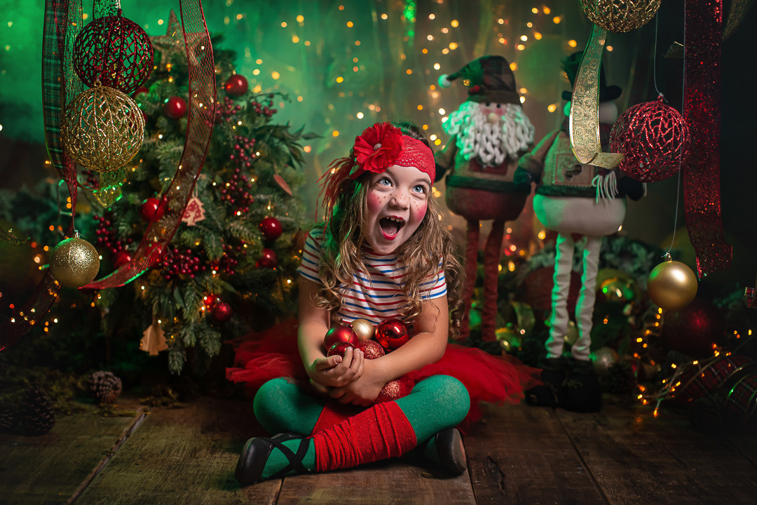 ensaio de natal infantil