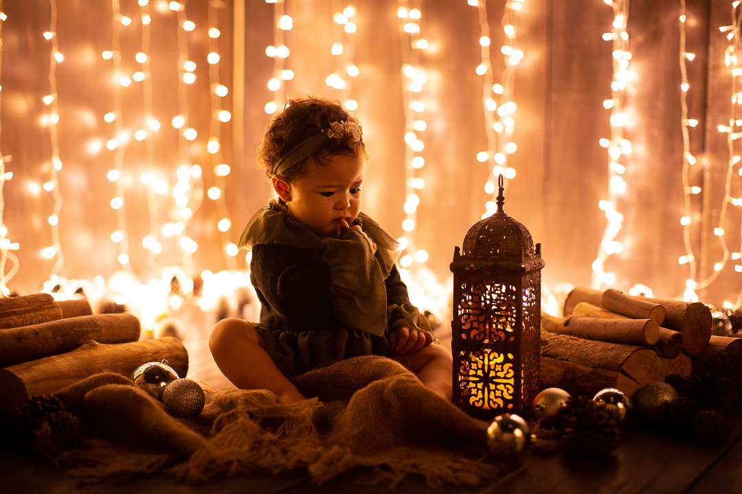 ensaio de natal infantil