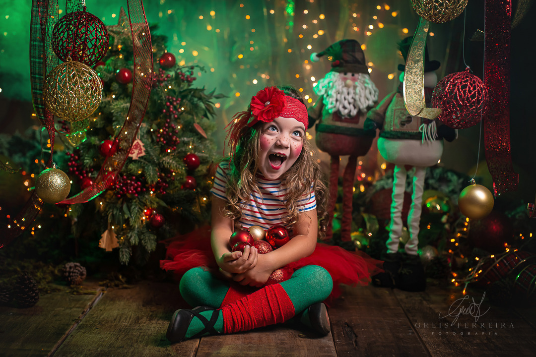 Ensaio Infantil e de família - Ensaio de Natal 2022