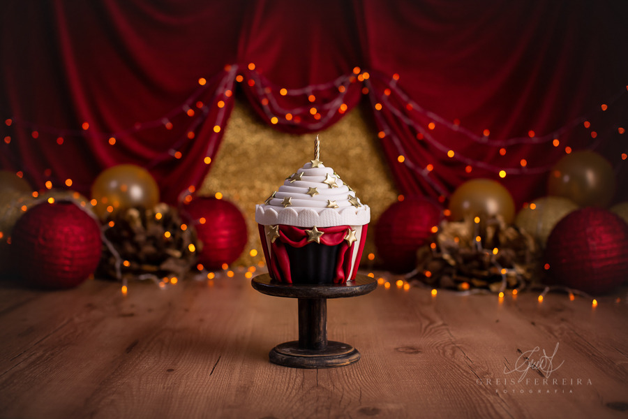 ensaio de bebê bolo smash the cake circo