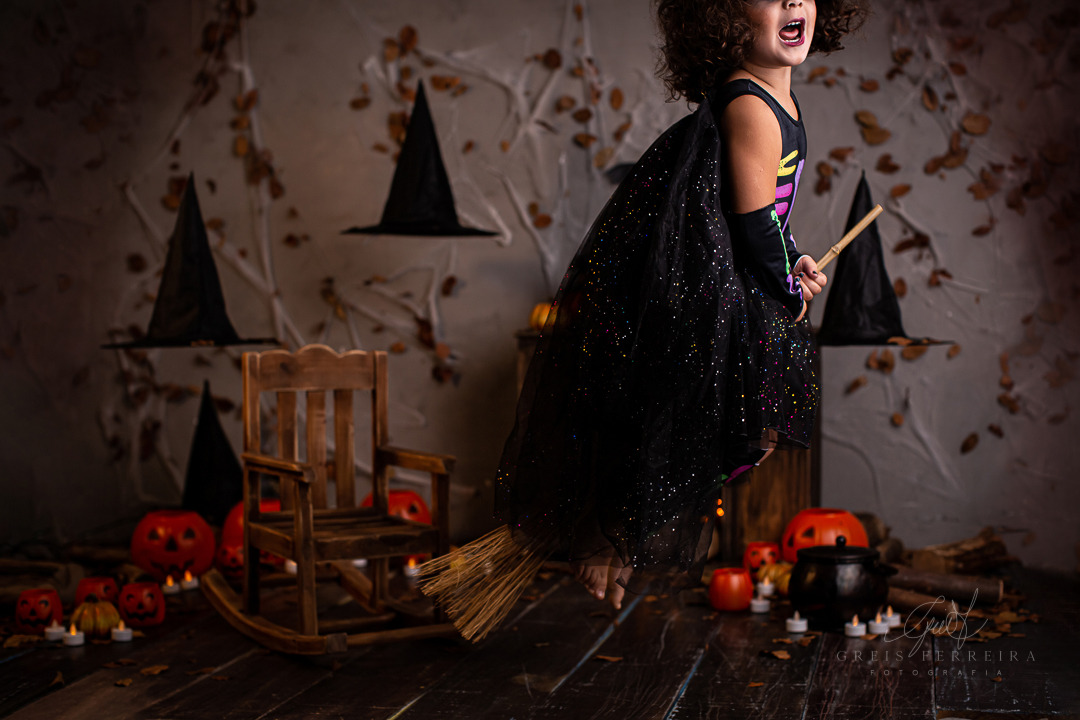 Fantasia Infantil Bruxa Malévola Halloween