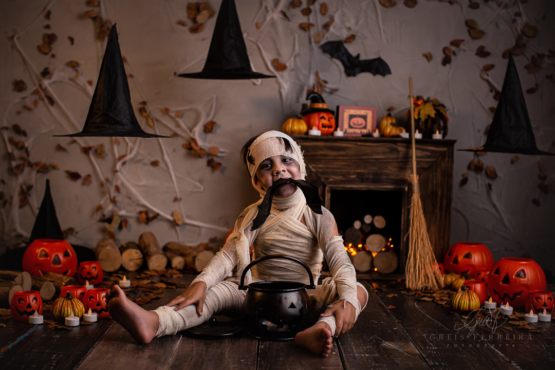 ensaio infantil halloween em bh