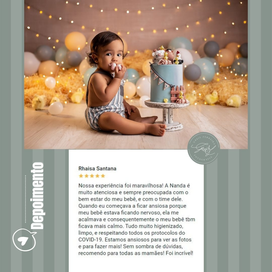 smash the cake ensaio de bebe fazendinha