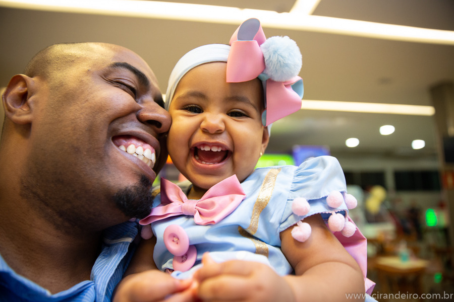 fotografia de evento de aniversario infantil de menino 1 ano foto de familia