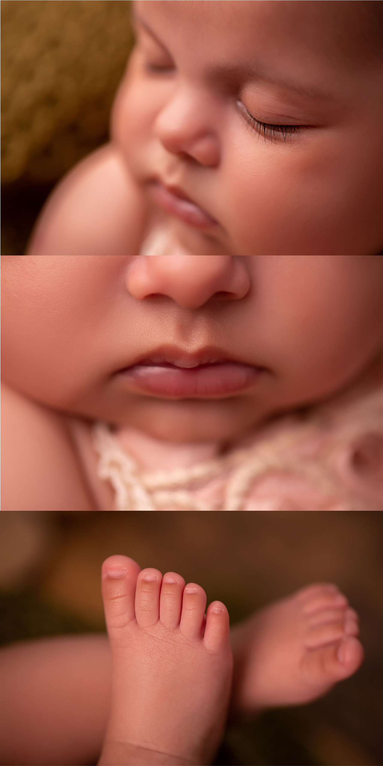 ensaio bebe detalhes corpinho fotografados rostinho rosto boca pé dedo 