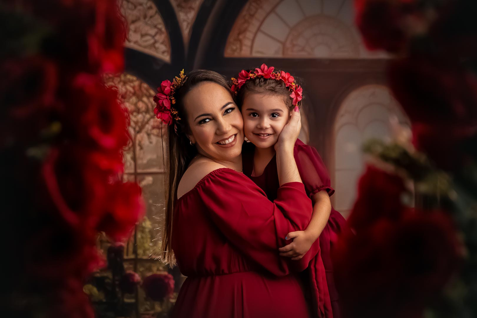 ensaio dia das maes gestante grávida filha