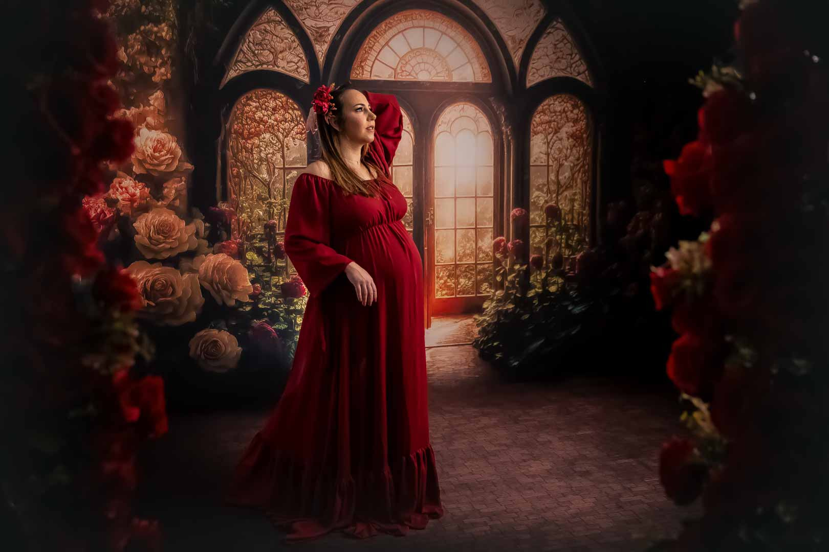 ensaio dia das maes gestante grávida filha