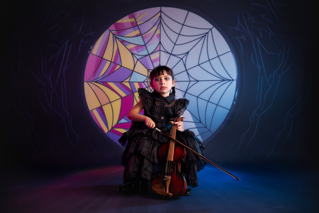 fotografia infantil halloween aboboras espantalho dia das crianças