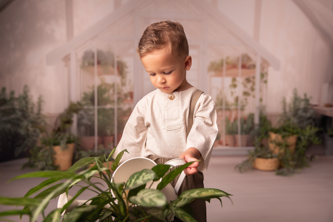 fotografia infantil halloween aboboras espantalho dia das crianças