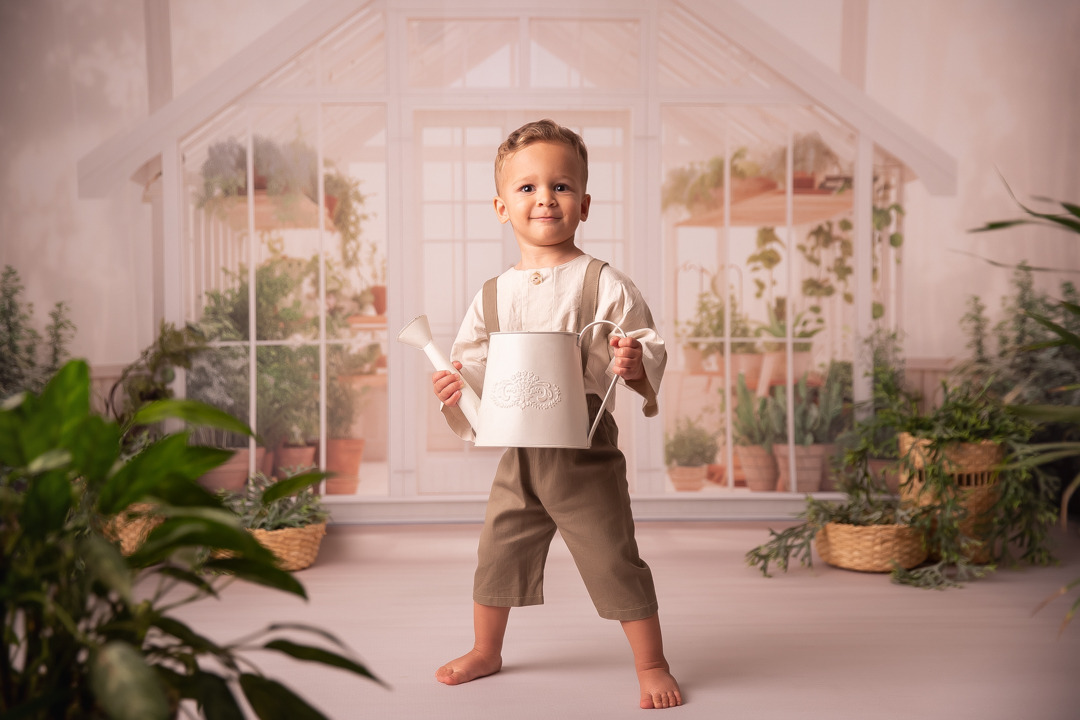 fotografia infantil halloween aboboras espantalho dia das crianças