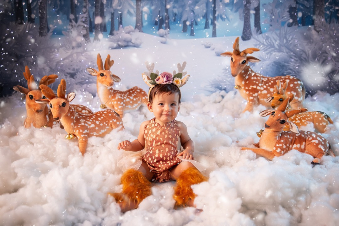 ensaio de natal infantil