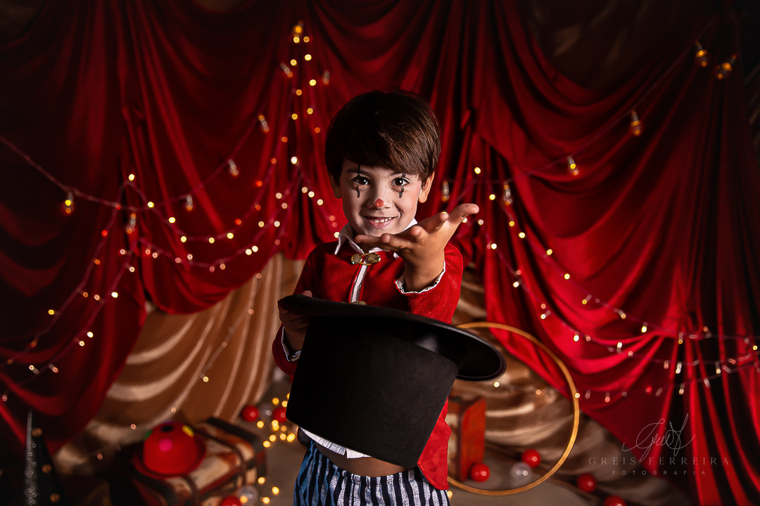 ensaio fotografia infantil criança crianca foto bh belo horizonte circo menino
