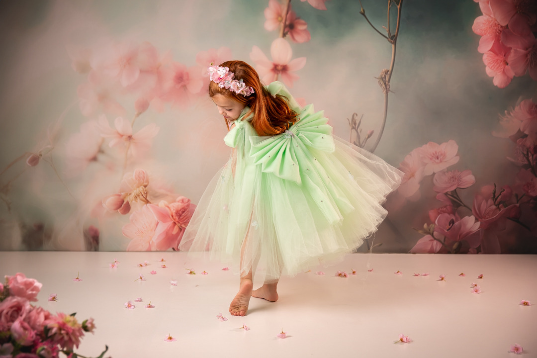 fotografia infantil menina girl primavera flores