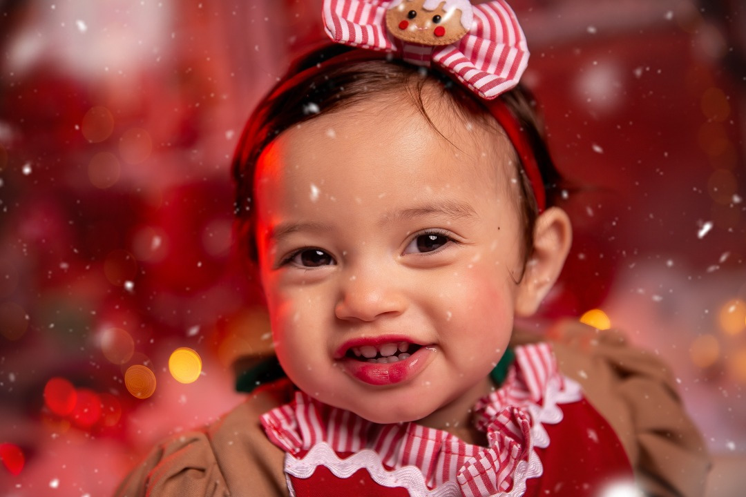 ensaio de natal infantil