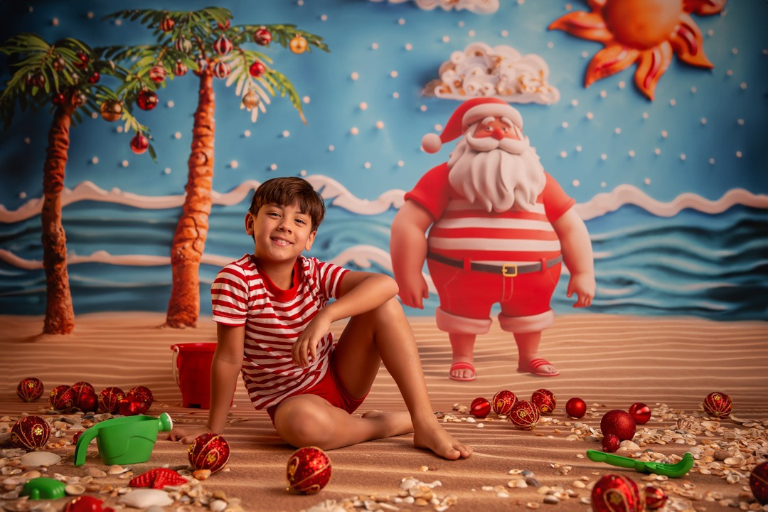 ensaio de natal infantil