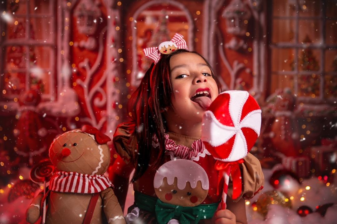 ensaio de natal infantil