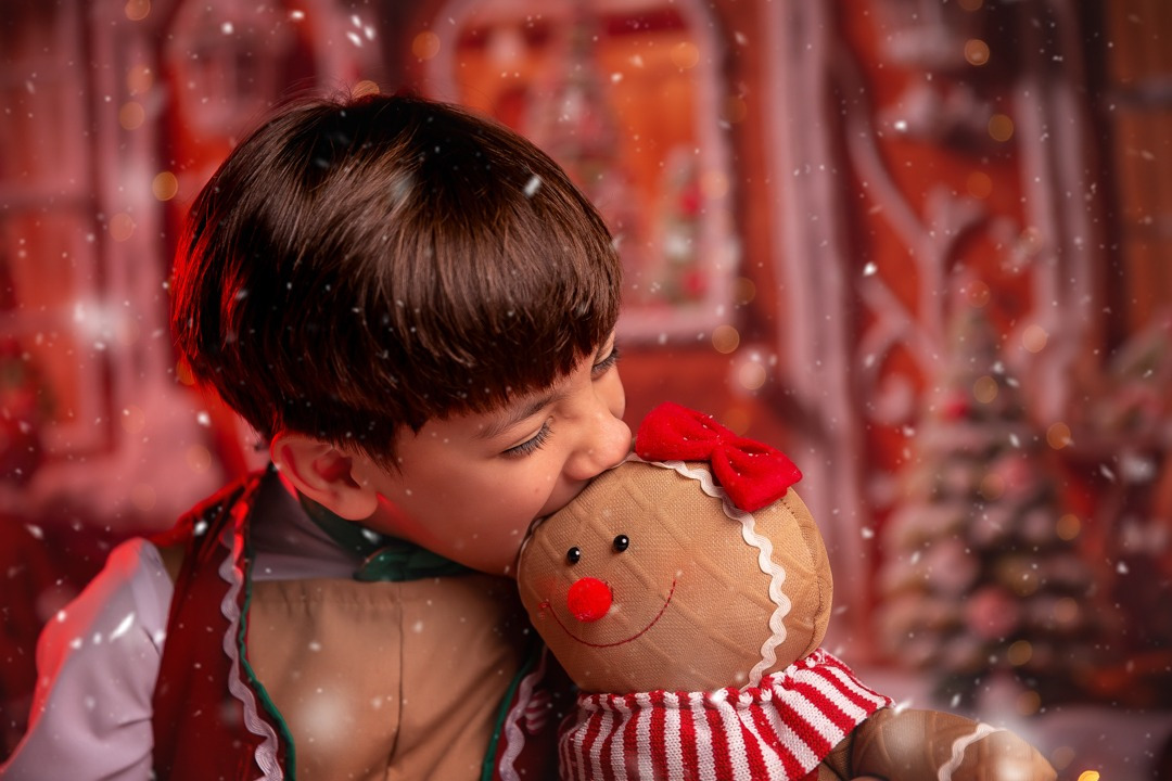 ensaio de natal infantil