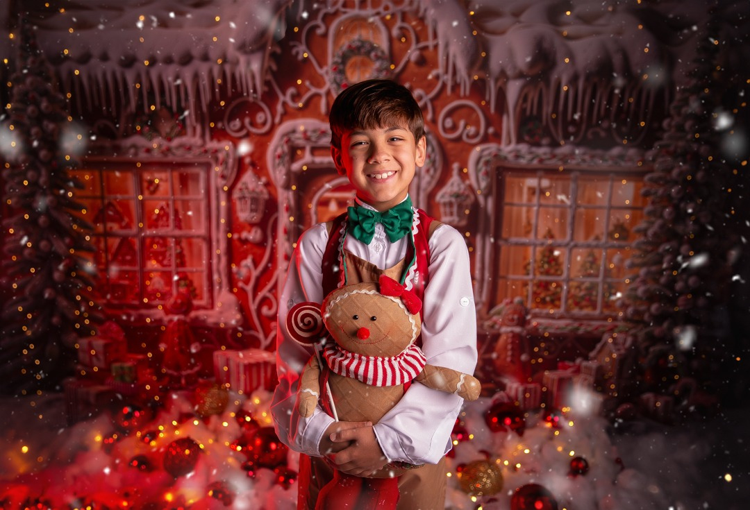 ensaio de natal infantil