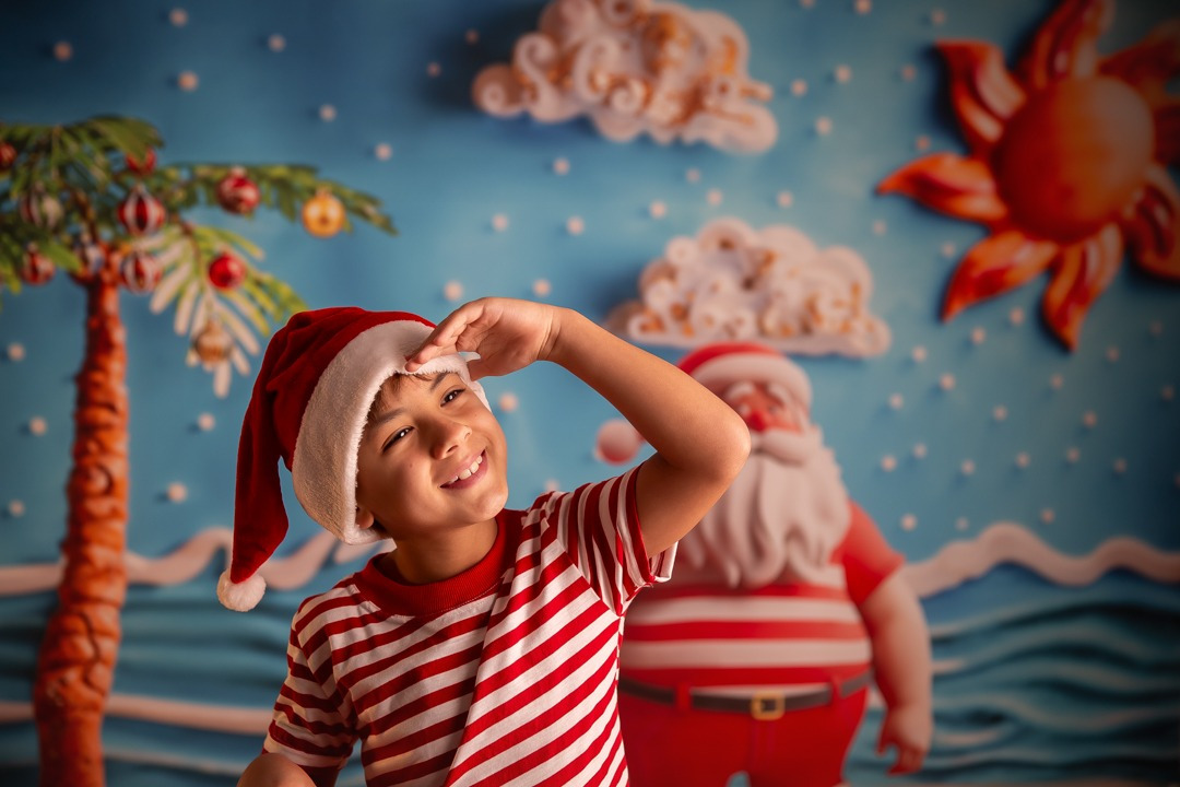 ensaio de natal infantil