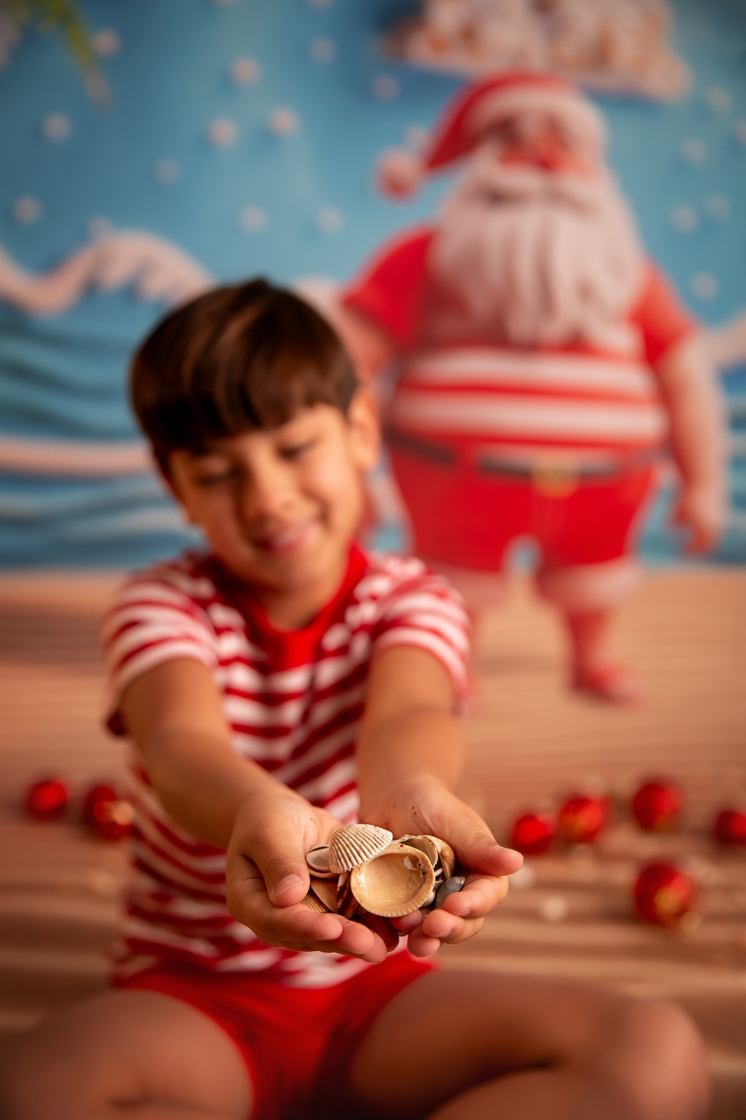ensaio de natal infantil