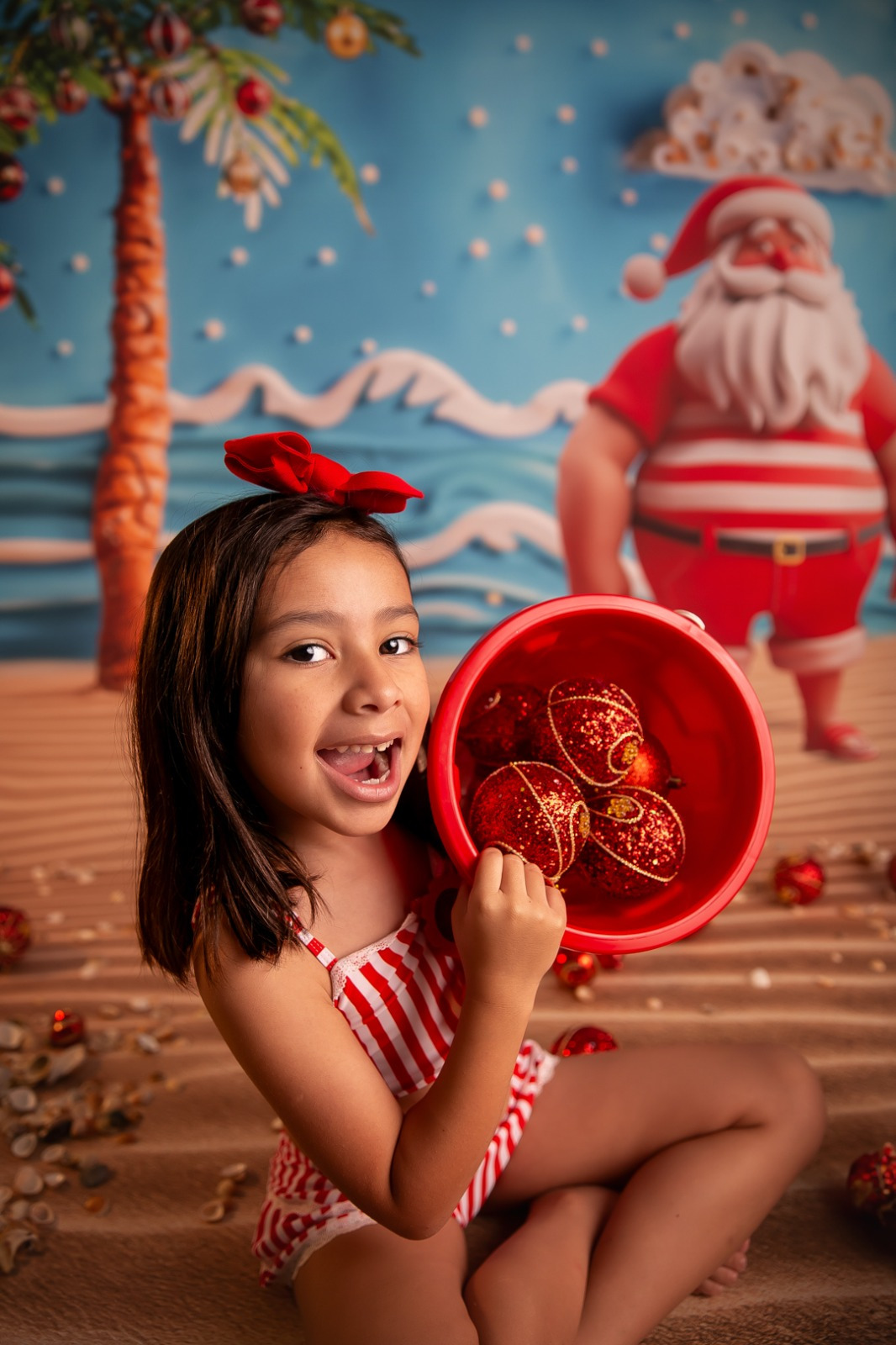 ensaio de natal infantil