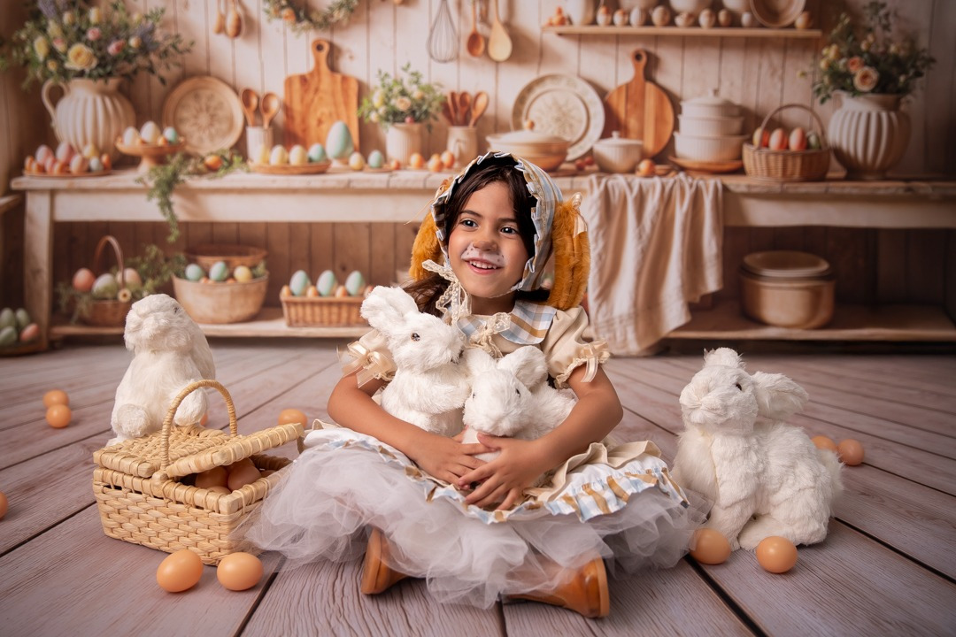 Ensaio de pascoa infantil