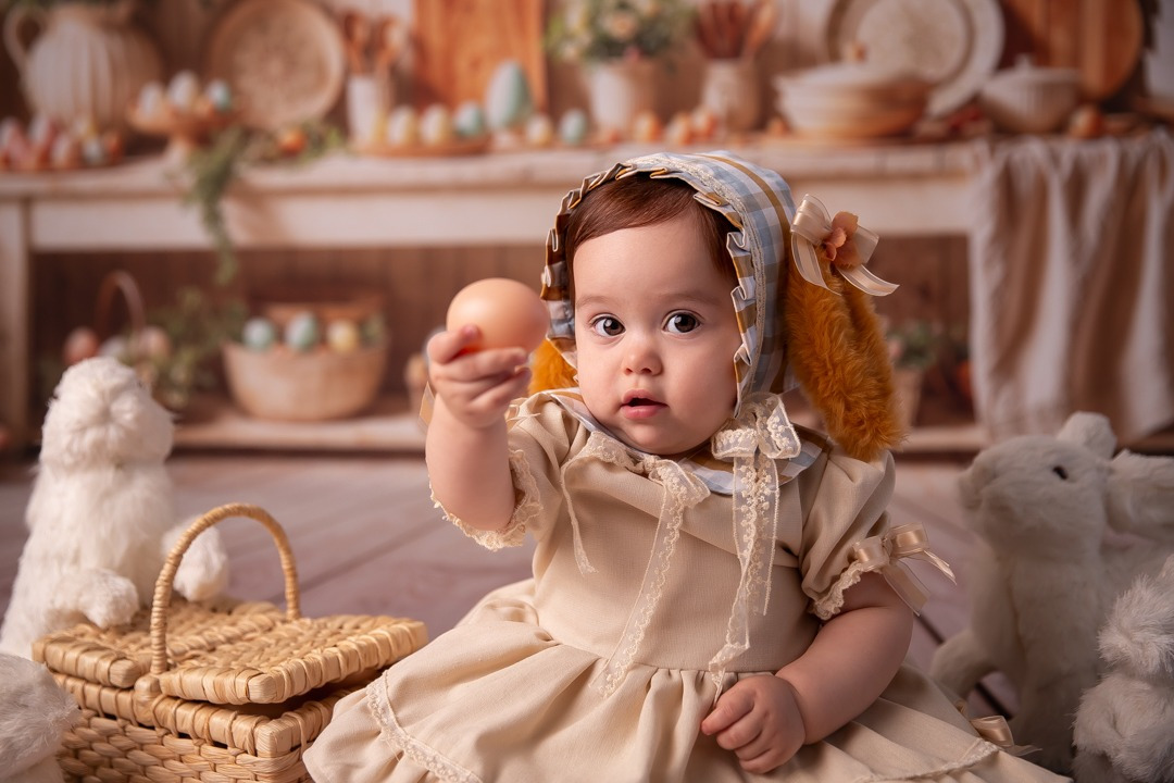 Ensaio de pascoa infantil