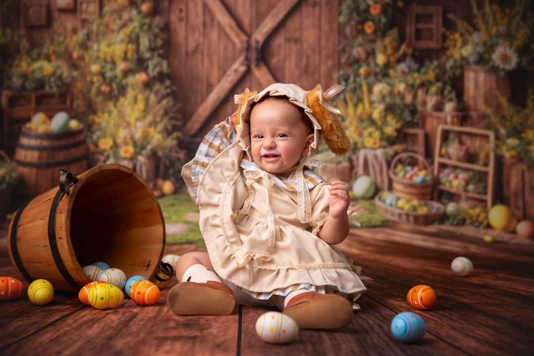 Ensaio de pascoa infantil