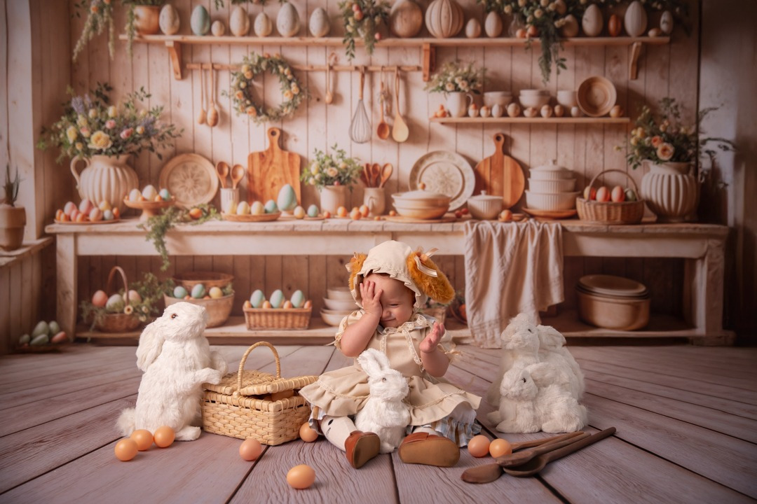 Ensaio de pascoa infantil