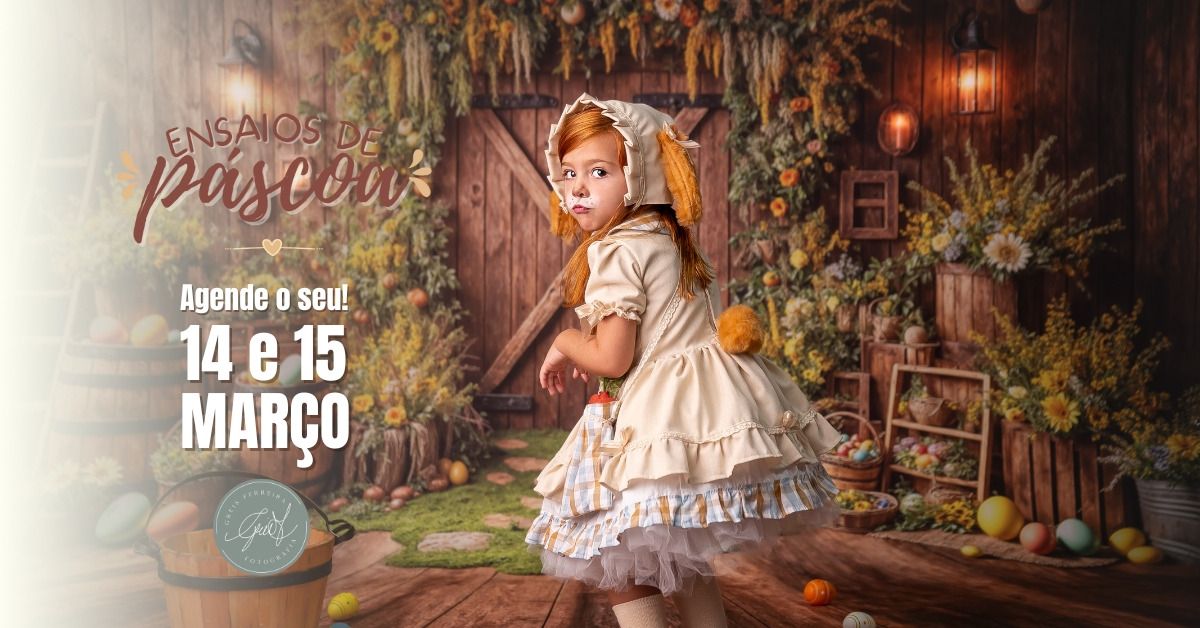 ensaio de pascoa infantil