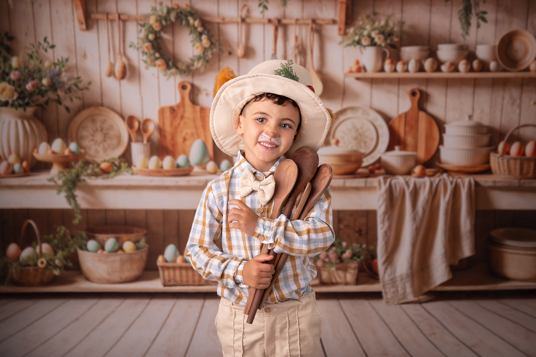 Ensaio de pascoa infantil