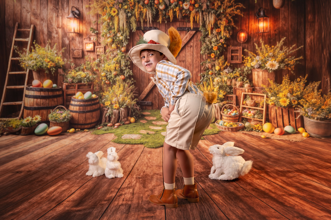 Ensaio de pascoa infantil