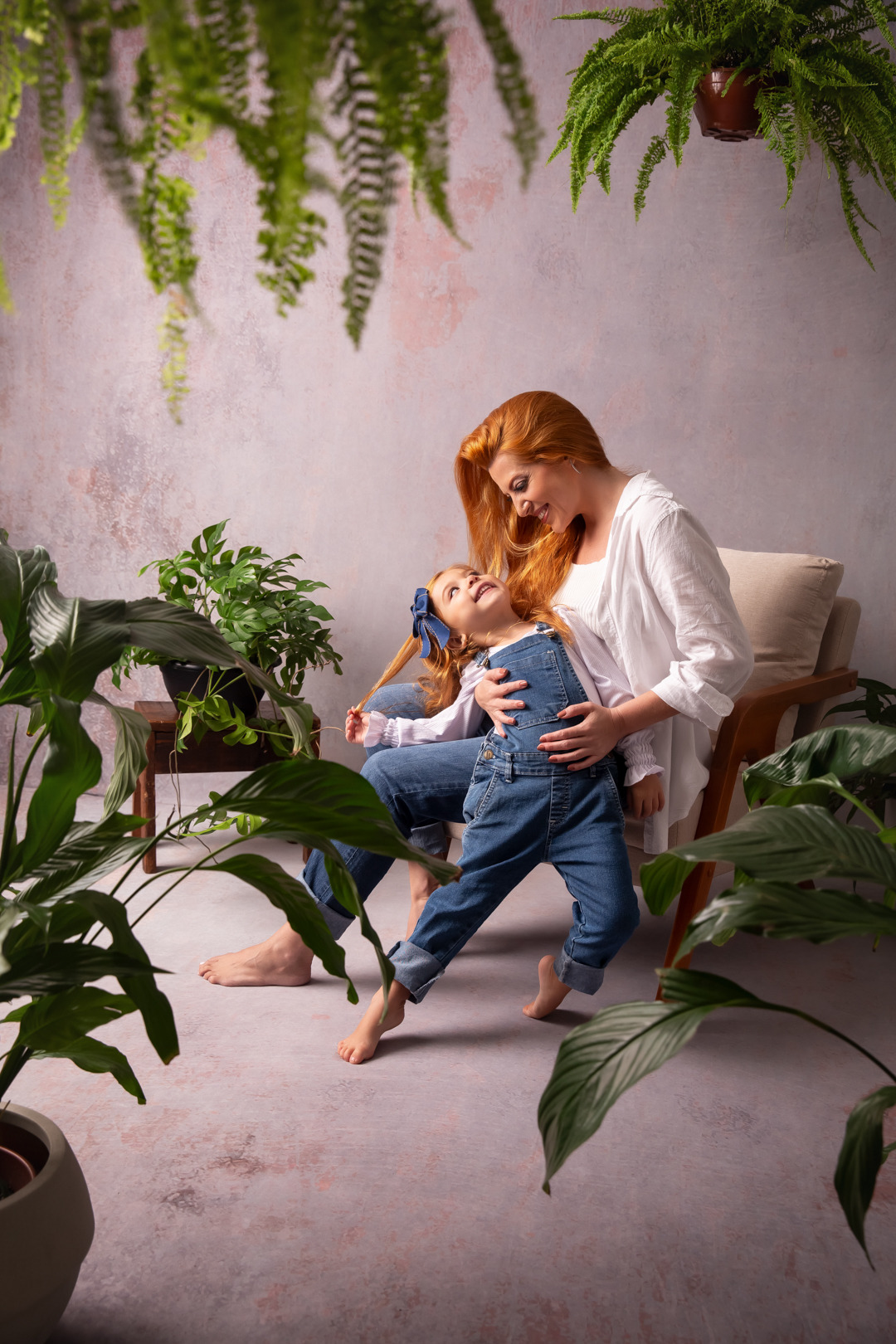 ensaio dia das maes gestante grávida filha