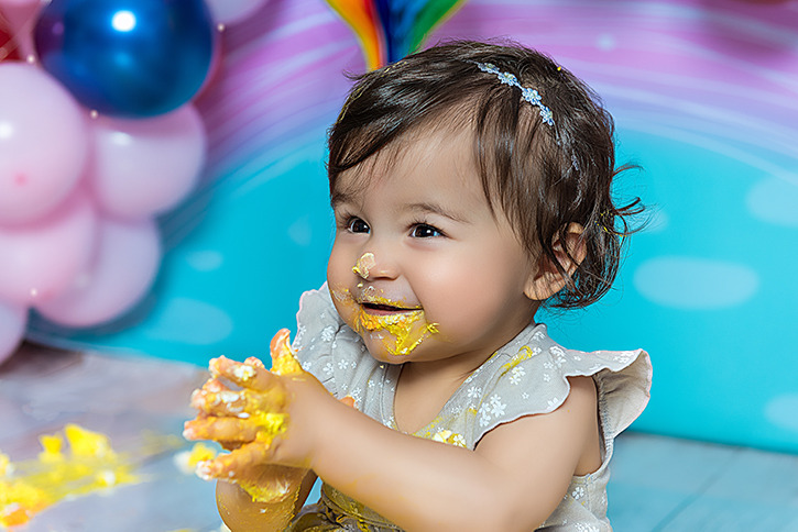 Robson Dias Fotografia - Smash The Cake da Luíza no Estúdio em Embu, Região e São Paulo