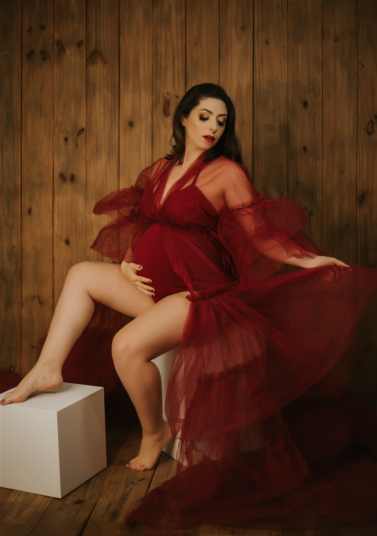 Roupas casuais para ensaios gestacionais Vestidos longos para grávidas