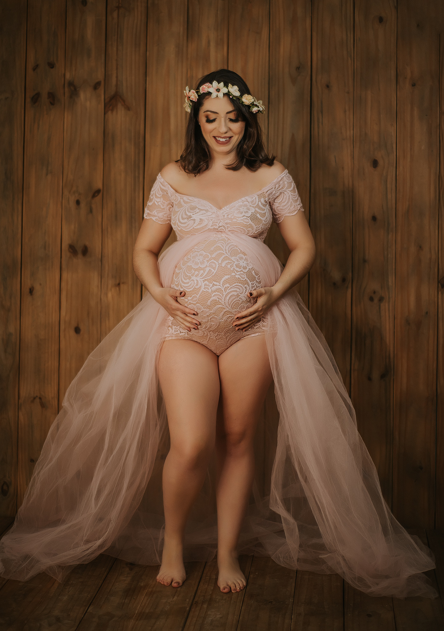 Vestidos para ensaio de gravidez Moda para barriga de grávida em Lajeado