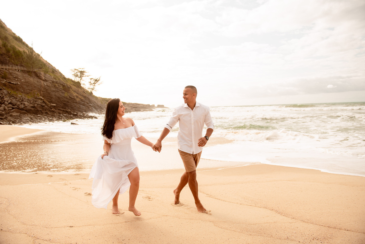 Ensaio pré-wedding prainha Rio de janeiro